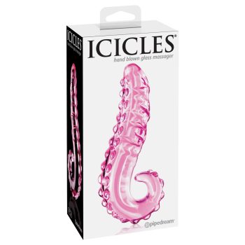   Pipedream Icicles No 24. rózsaszín tengeri csikó üveg dildó