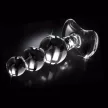 Pipedream Icicles No. 47 tripla gyöngyös üveg anál dildó