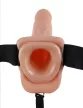 Fetish Fantasy felcsatolható herés dildó, üreges (18 cm)
