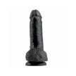 Pipedream King Cock herés dildó (19 cm, fekete)