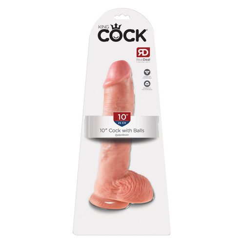 King Cock hatalmas dildó (25 cm, natúr)