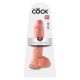 King Cock hatalmas dildó (25 cm, natúr)