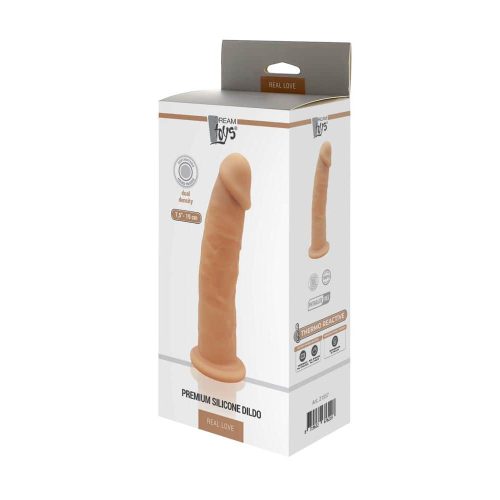 Real Love Dream Toys prémium szilikon dildó (19 cm)