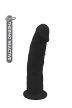 Real Love Dream Toys fekete prémium szilikon dildó (15,2cm)