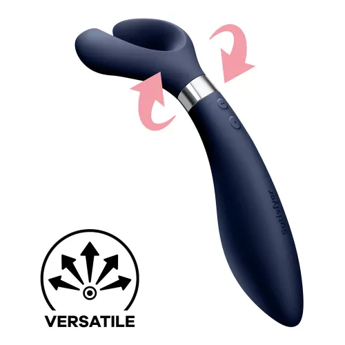 Satisfyer Endless Fun multifunkciós párvibrátor (sötétkék)