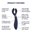 Satisfyer Endless Fun multifunkciós párvibrátor (sötétkék)