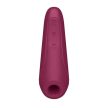 Satisfyer Curvy 1+ léghullámos csiklóizgató applikációval (bordó)
