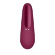 Satisfyer Curvy 1+ léghullámos csiklóizgató applikációval (bordó)