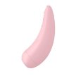 Satisfyer Curvy 1+ léghullámos csiklóizgató applikációval (rózsaszín)