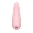 Satisfyer Curvy 1+ léghullámos csiklóizgató applikációval (rózsaszín)