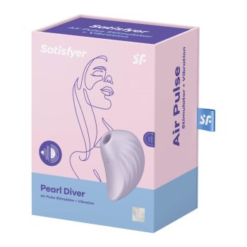   Satisfyer Pearl Diver léghullámos csiklóizgató (levendulalila)