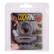Cockring csiklóizgatós, szilikon péniszgyűrű vibrációval (fekete)