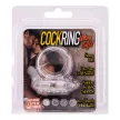 Cockring csiklóizgatós, szilikon péniszgyűrű vibrációval (áttetsző)