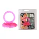 Cockring csiklóizgatós, szilikon péniszgyűrű vibrációval (pink)