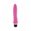 Dream Toys Purrfect Silicone Classic Large hosszított vibrátor (pink)