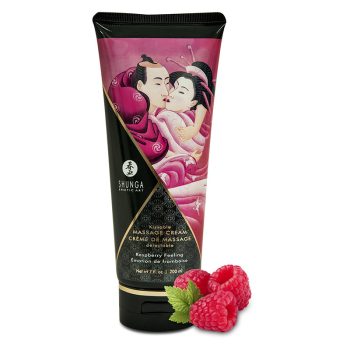 SHUNGA ehető masszázskrém - málna (200 ml)