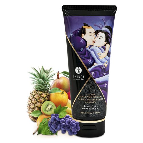 SHUNGA ehető masszázskrém - egzotikus gyümölcsök (200 ml)
