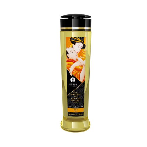 SHUNGA Erotic Art illatos masszázsolaj - őszibarack