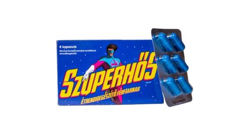 Szuperhős étrendkiegészítő férfiaknak (6 db)