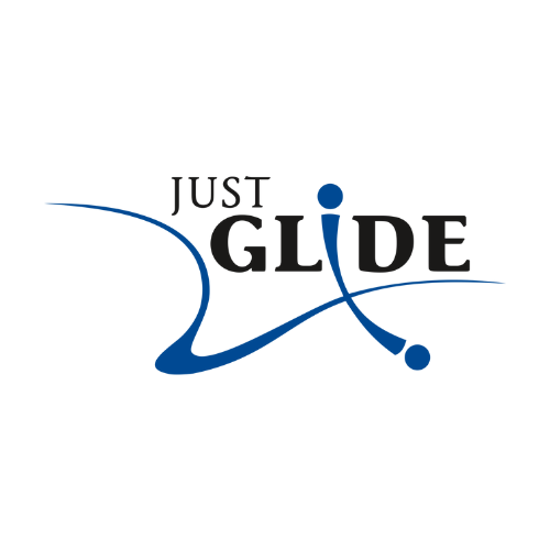 Just Glide logo